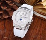 AAA Copy Patek Philippe Nautilus power reserve Watch - Silver Dial Rubber Strap_th.jpg